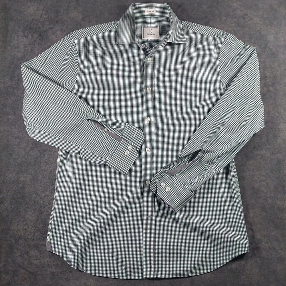 Todd Snyder Shirt Men's 15.5 32/33 Dress‎ Shirt Long Sleeve Cotton Button Up